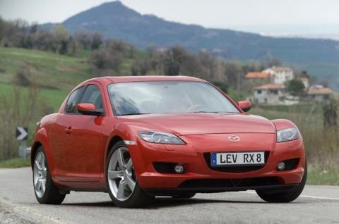 The Mazda RX-8 leaves Europe