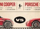 Mini desafía a Porsche a una carrera entre el Mini S y el 911 y Porsche rechaza el desafío