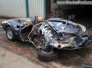 Destrozado un Ferrari Dino 246 GT recién reformado