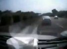 Video de espectacular accidente causado por la imprudencia