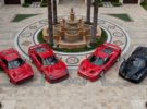 Un excéntrico millonario nos muestra su colección de Ferraris
