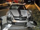 Terrible accidente de dos Porsche 911