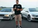 Un Volkswagen Scirocco de antaño enfrentado contra el nuevo Scirocco