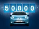 Se alcanzan los 50.000 Nissan Leaf vendidos