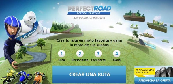 Gana una moto con Perfect Road