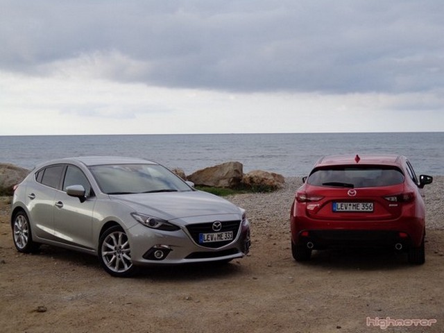 Mazda 3, presentación y prueba en Sitges