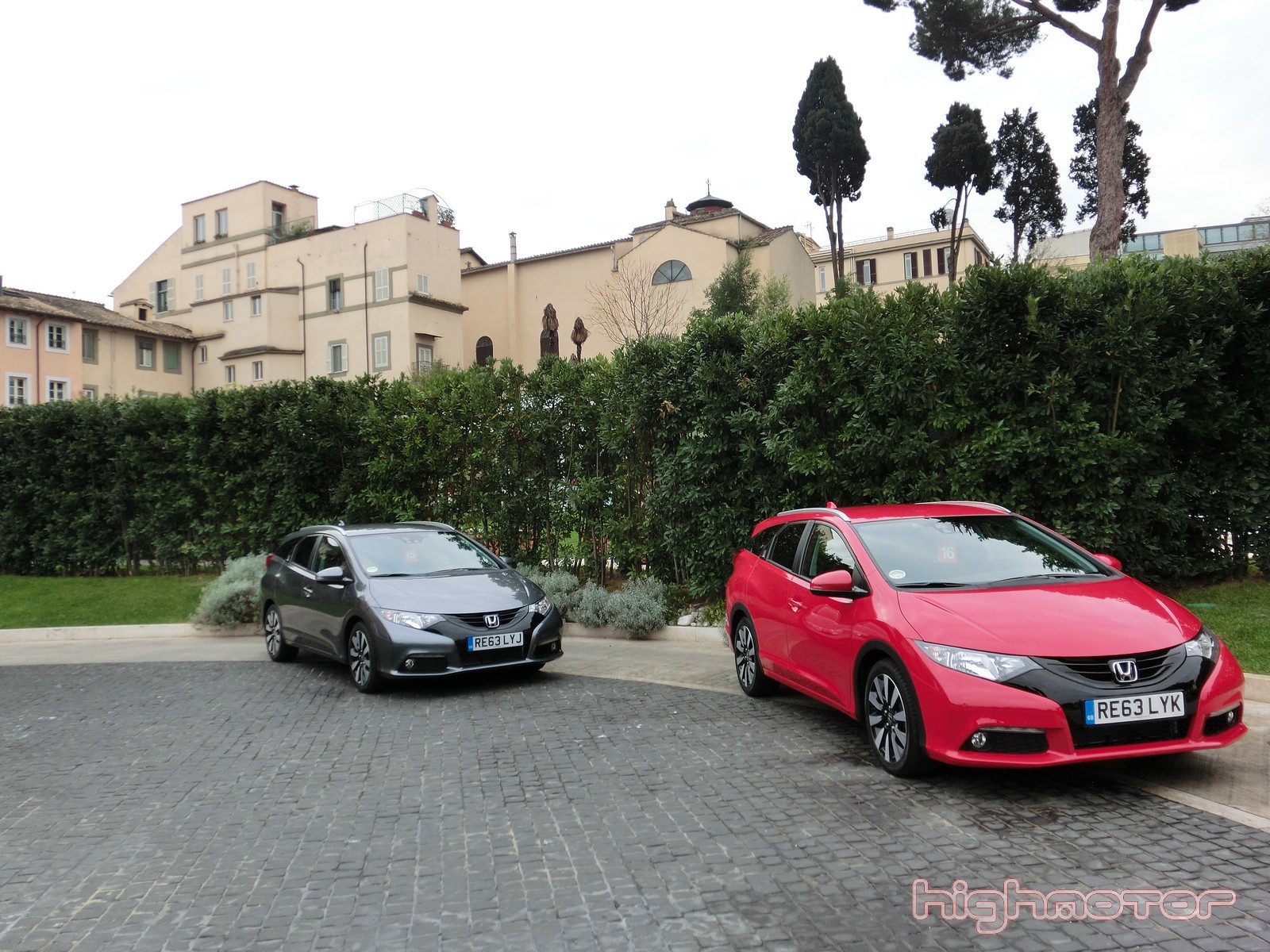 Honda Civic Tourer, presentación y prueba en Roma