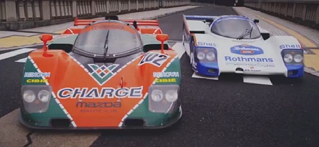Tres coches de Le Mans conducidos en las calles en Japón