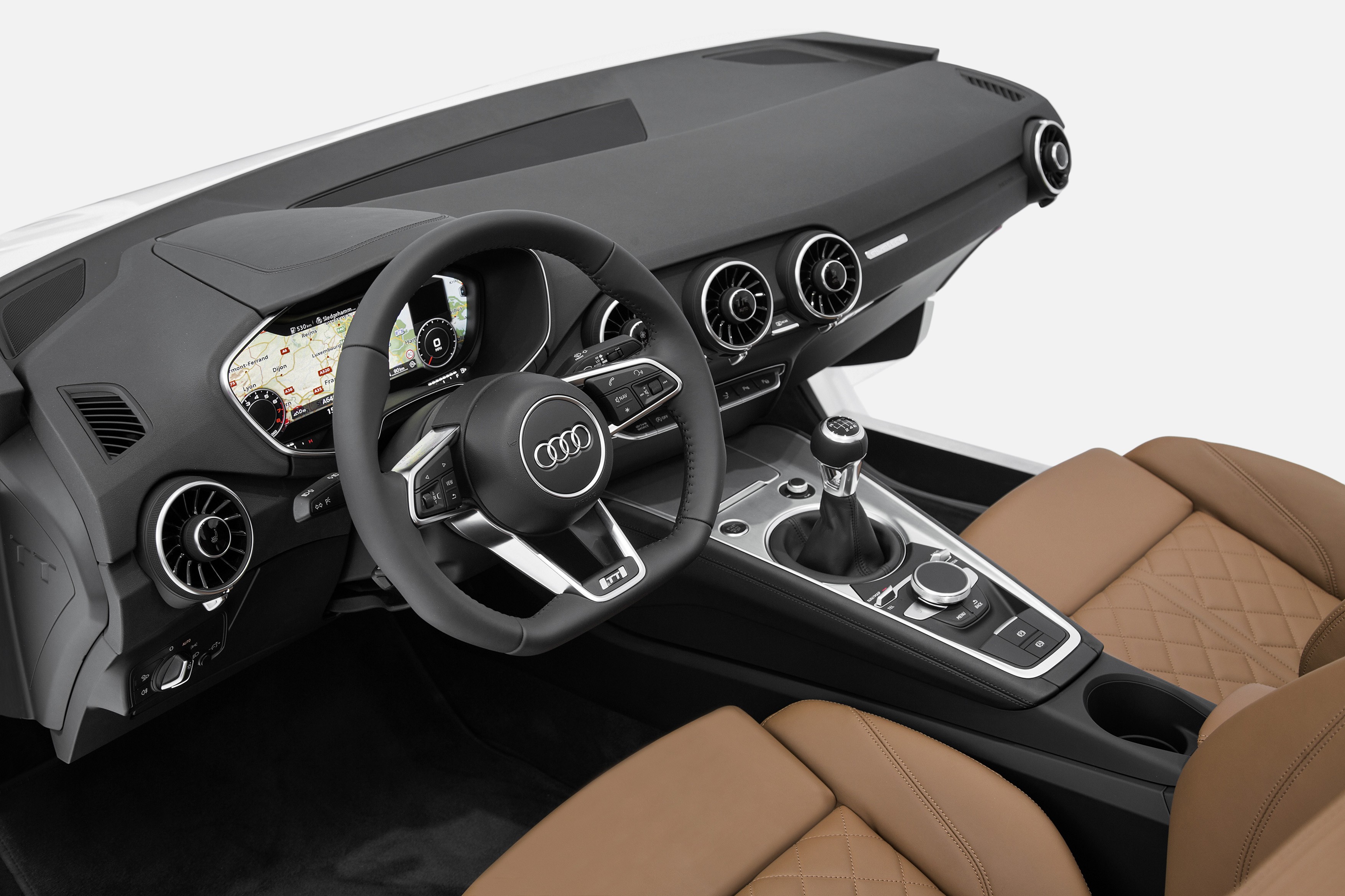 Este es el interior de la nueva generación del Audi TT