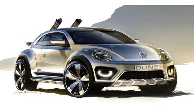 El Volkswagen Beetle Dune Concept a pocas horas del Salón de Detroit