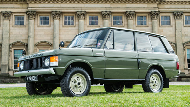El primer Range Rover se subasta este próximo septiembre
