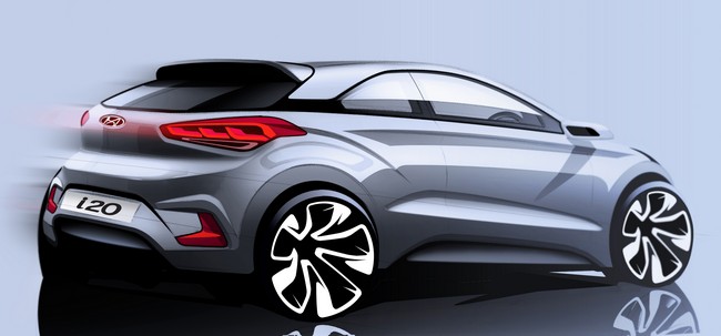 Primer teaser del nuevo Hyundai i20 Coupé