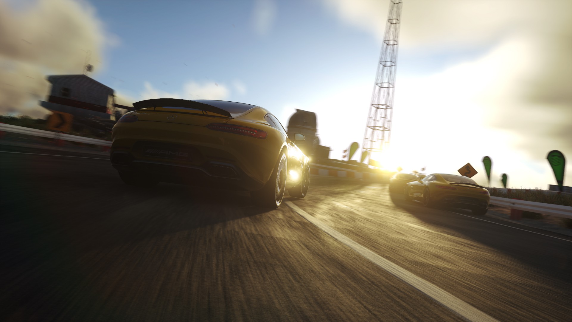 La trasera del Mercedes-AMG GT al desnudo en las nuevas capturas de DriveClub