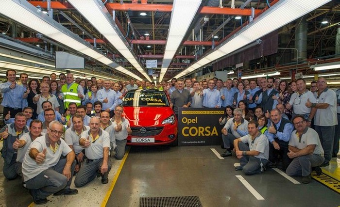La planta de Figueruelas inicia la producción del nuevo Opel Corsa
