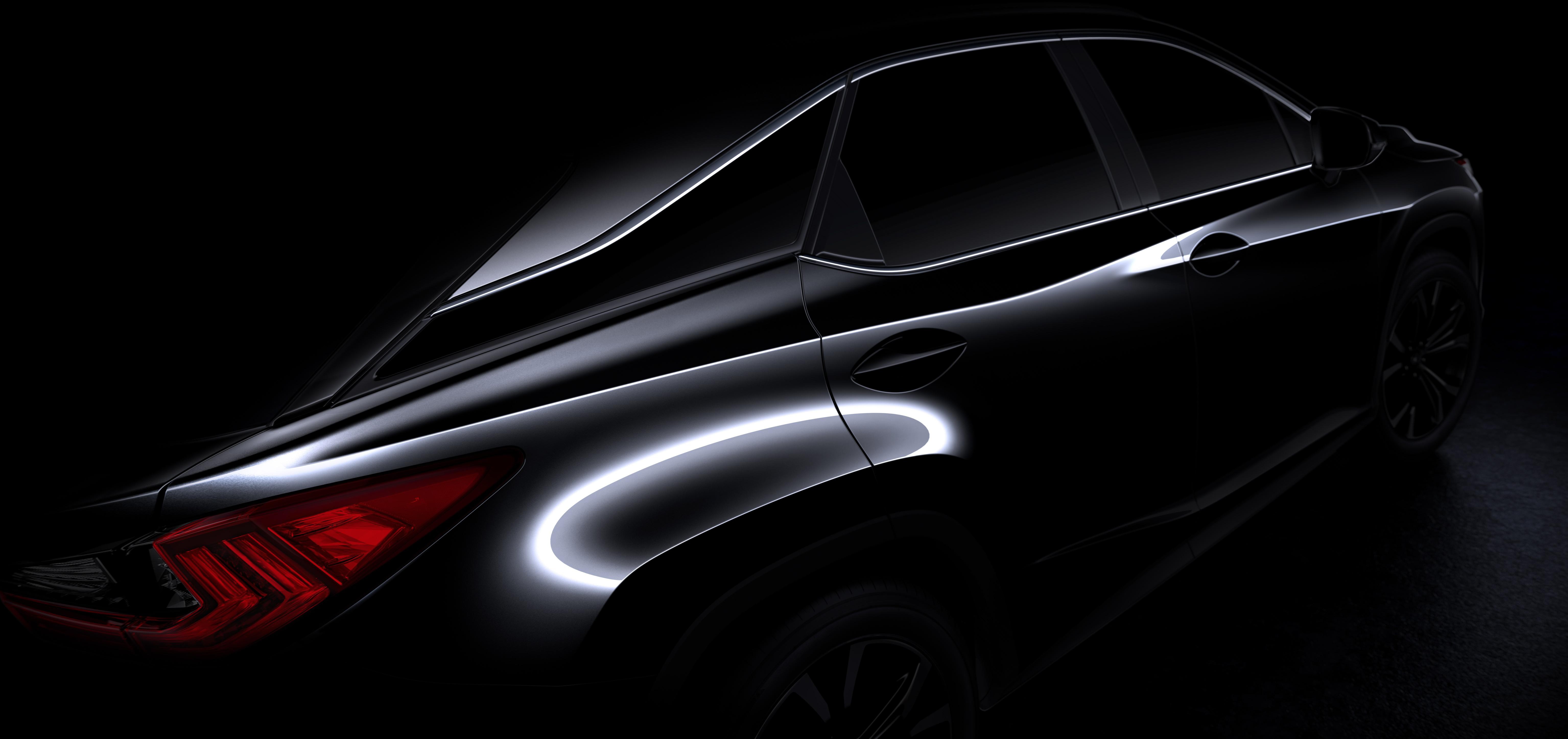 El nuevo Lexus RX 2016 muestra su perfil en el primer teaser