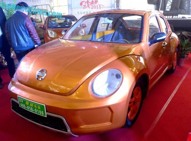 Estas son las copias de los VW Beetle y BMW i3 para China