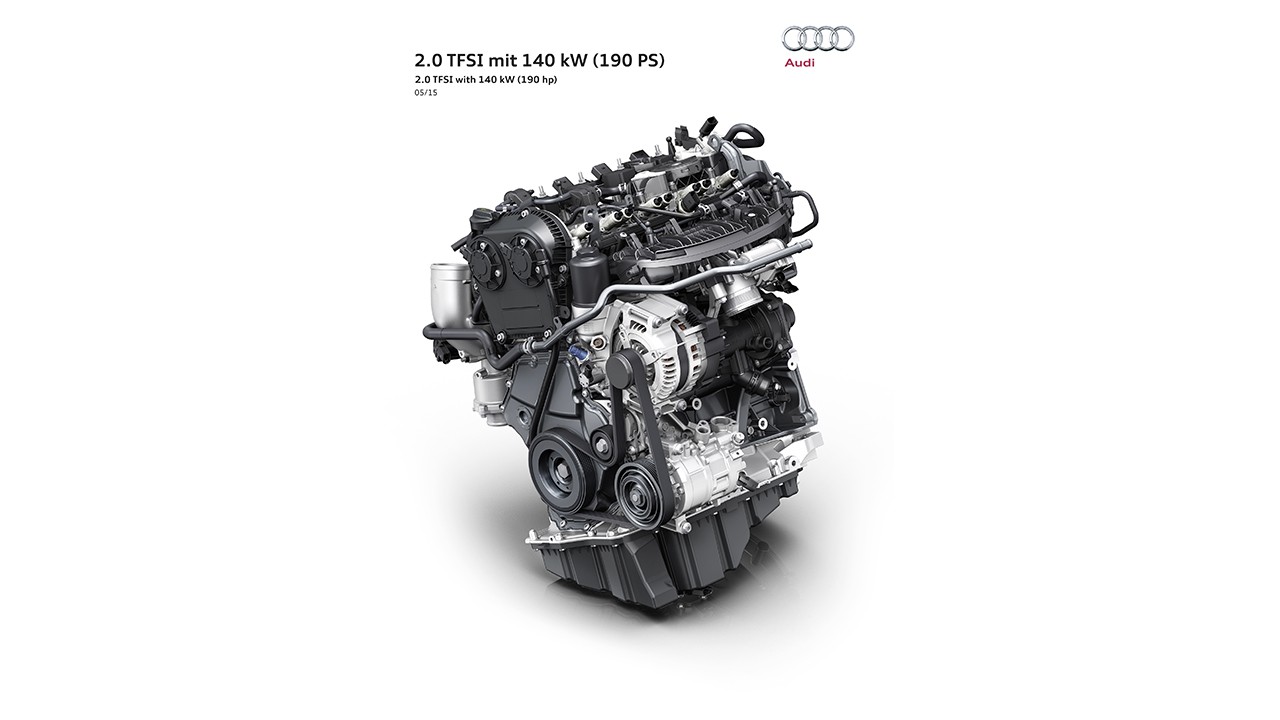 Audi presenta su nuevo motor 2.0 TFSI de 190 CV