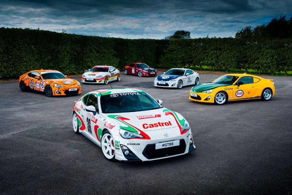 Toyota rendirá homenaje a su pasado en competición con estos seis GT86