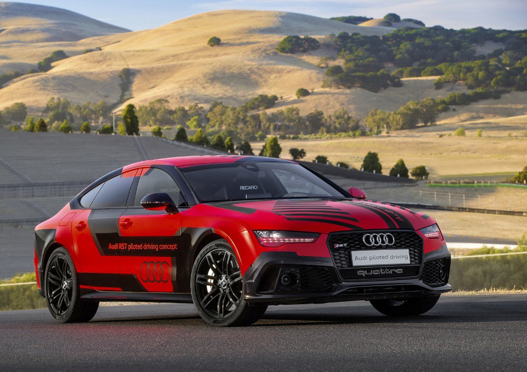 El Audi RS7 Piloted Driving Concept es ahora 400 kg más ligero