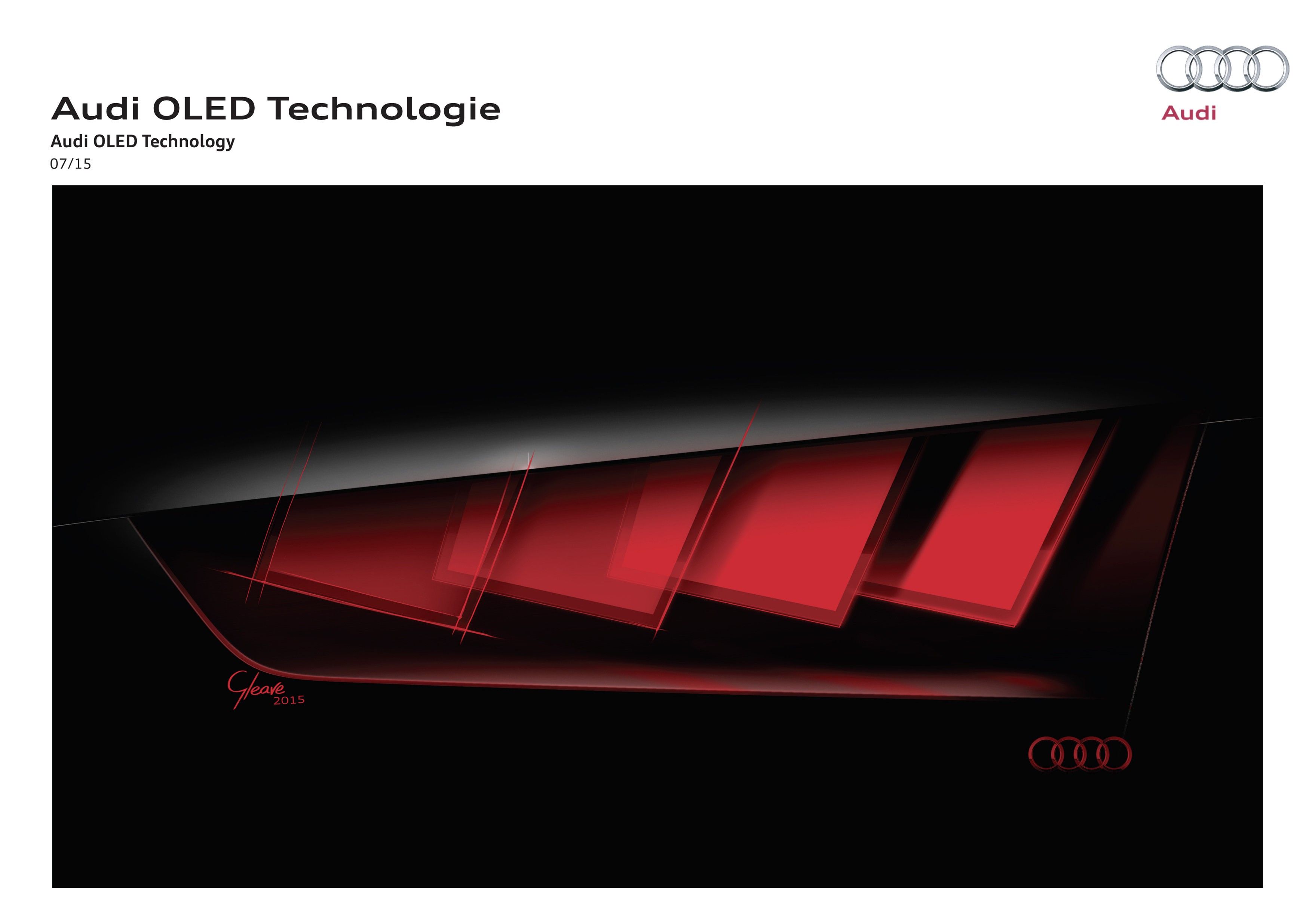 La tecnología Matrix OLED de Audi estará presente en el Salón de Frankfurt