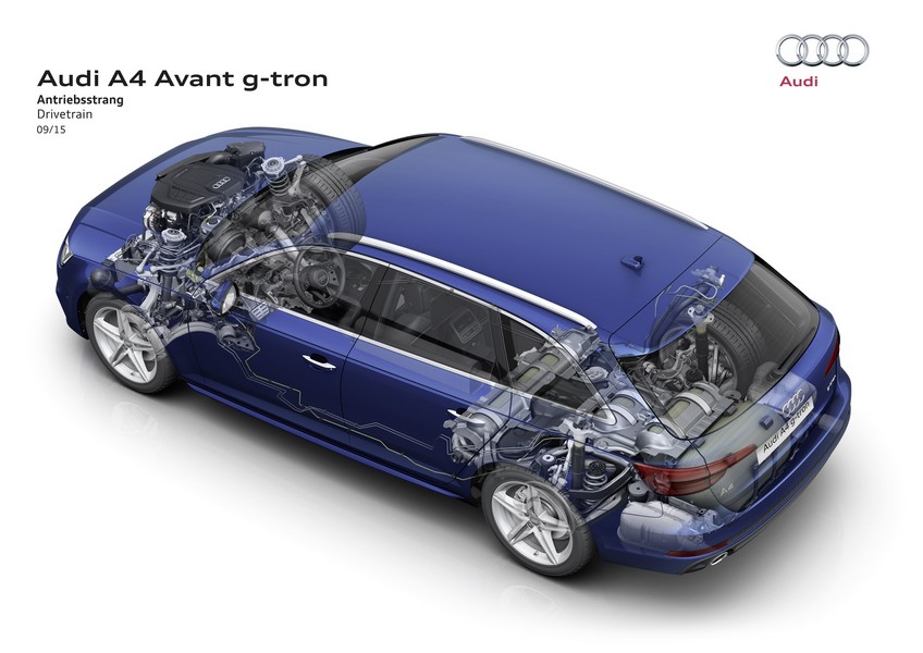 Audi apuesta por el gas natural con el A4 Avant G-Tron
