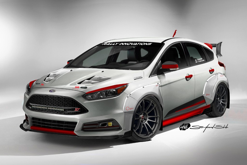 Ford nos adelanta un Focus ST inspirado en los rallyes para el SEMA 2015