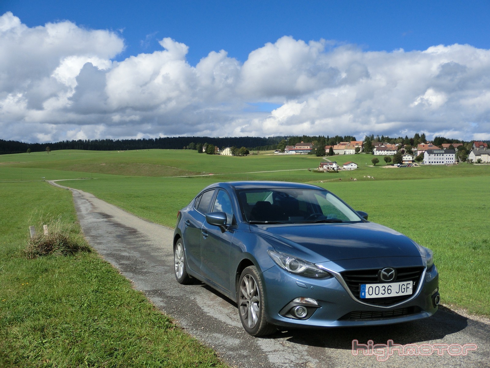 Prueba Mazda3 Sportsedan en ruta: de Frankfurt a Suiza