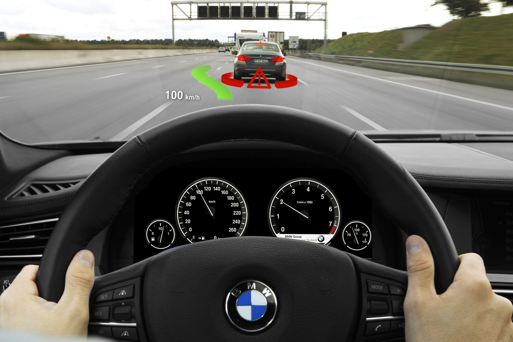 BMW nos enseña cómo funciona la tecnología Head Up Display