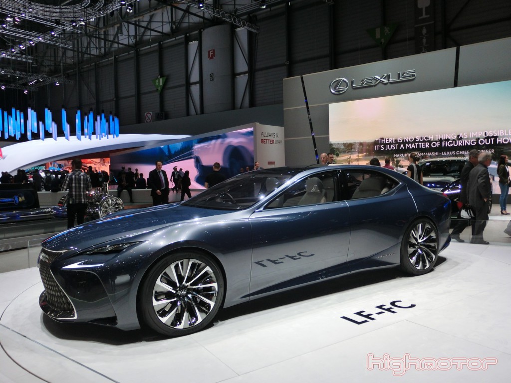 Lexus LC 500h and Lexus LF-FC, new models at the 2016 Geneva Motor Show