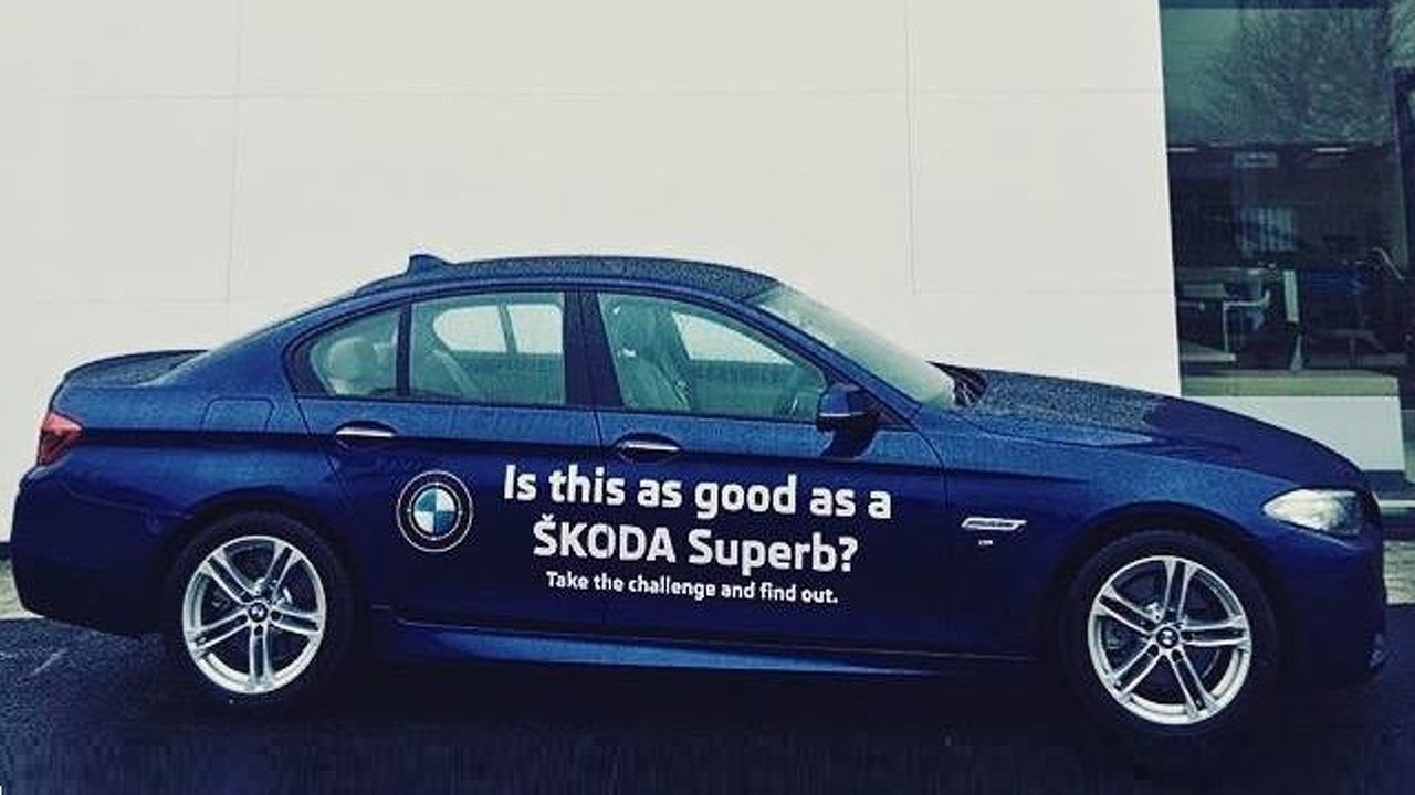 En este concesionario Skoda te convencen para comprar el Superb con un BMW Serie 5