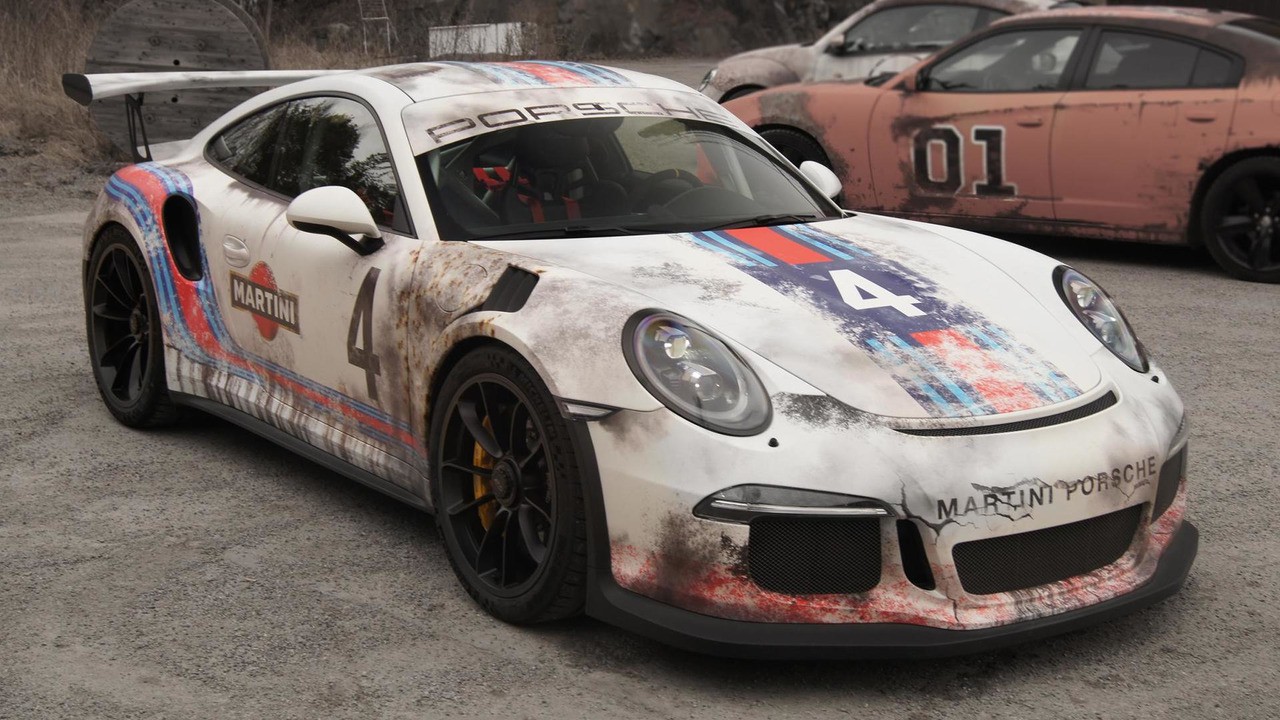 Un Porsche 911 GT3 RS desgastado pero a estrenar