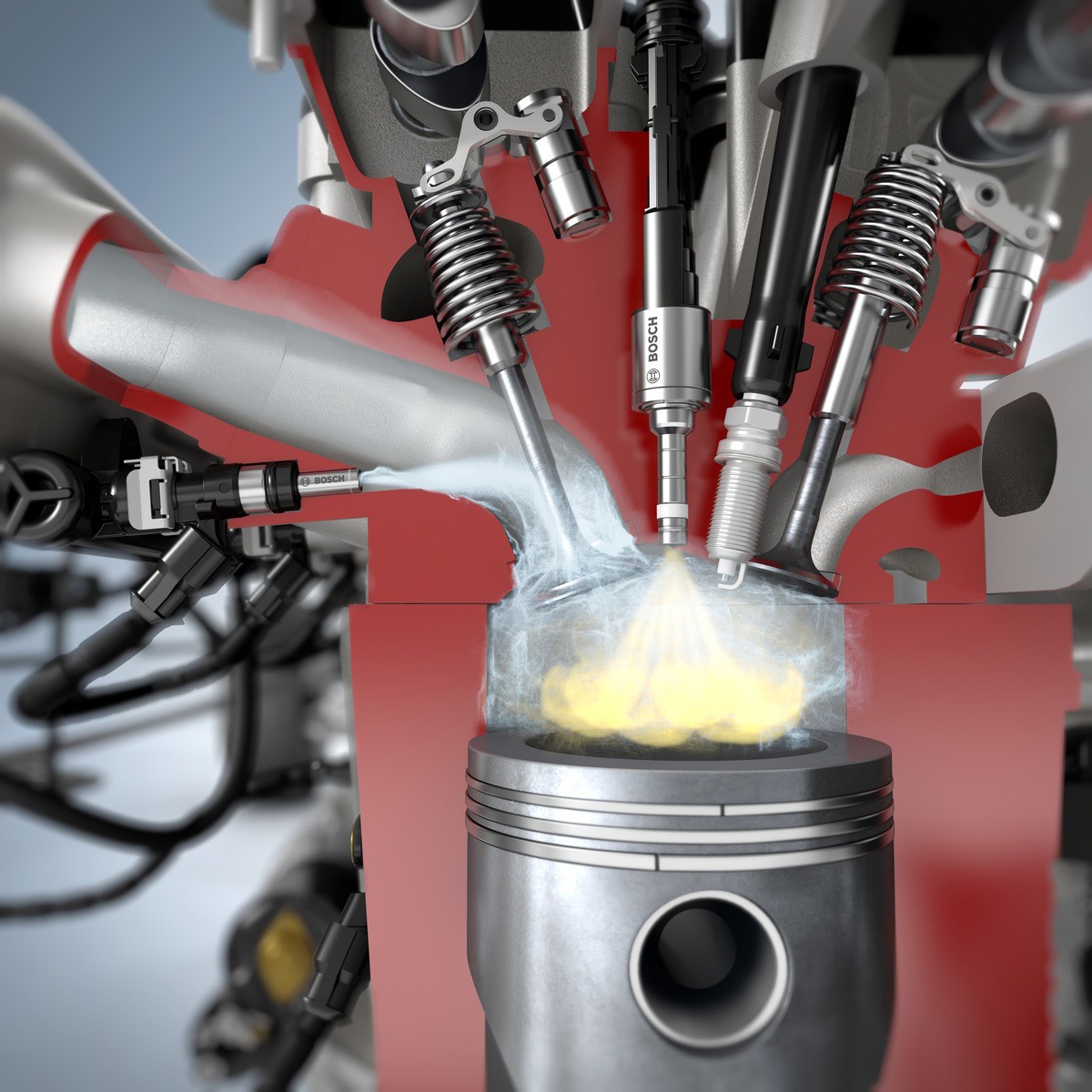 Motores con inyección de agua, una innovación de Bosch
