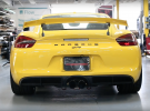 Así suena el Porsche Cayman GT4 con un sistema de escape de competición