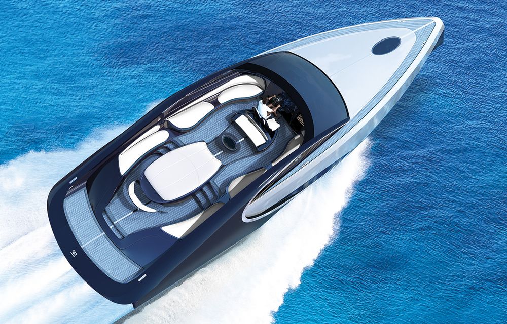 Bugatti Chiron barco