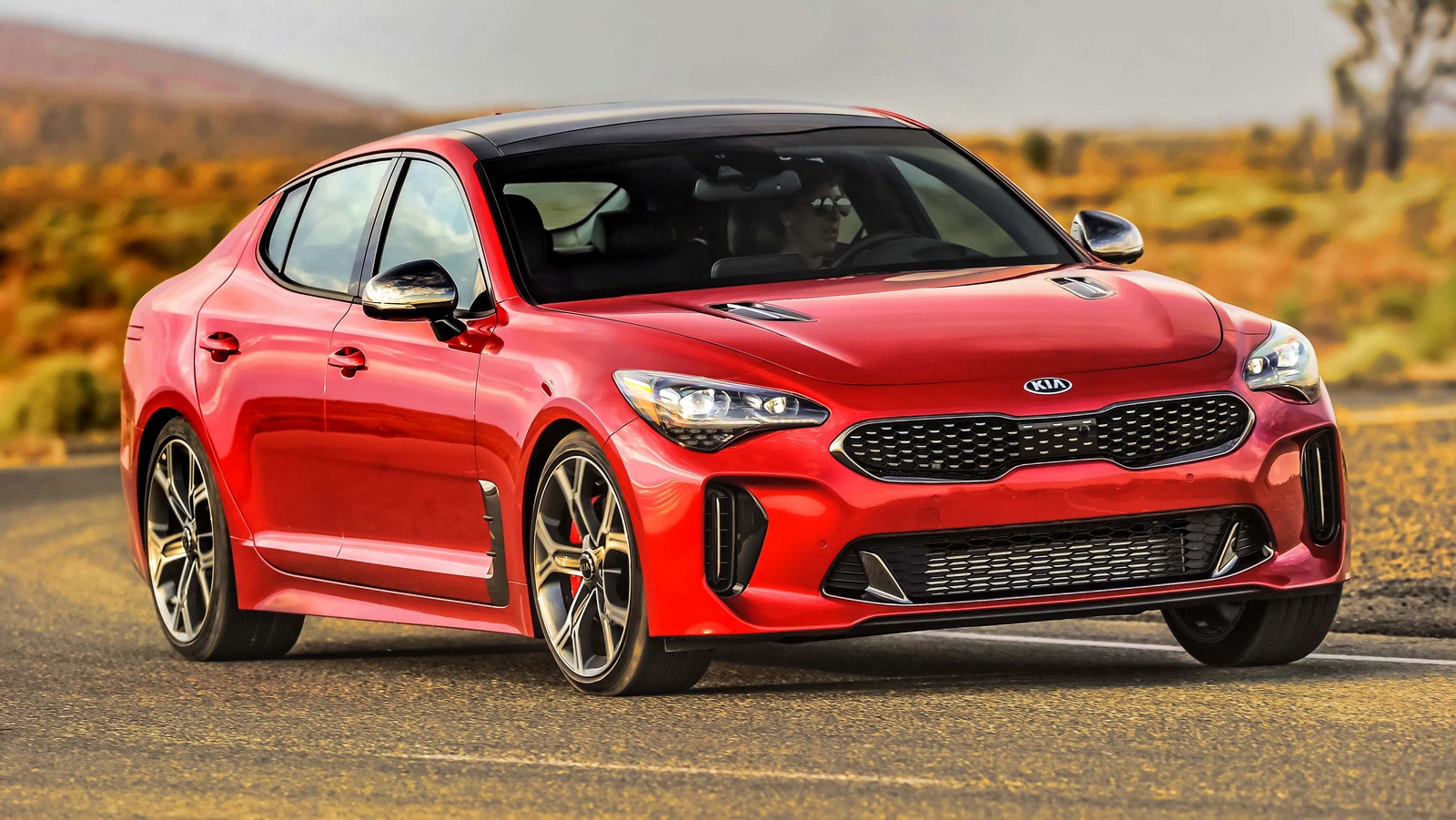 Обои на телефон kia stinger