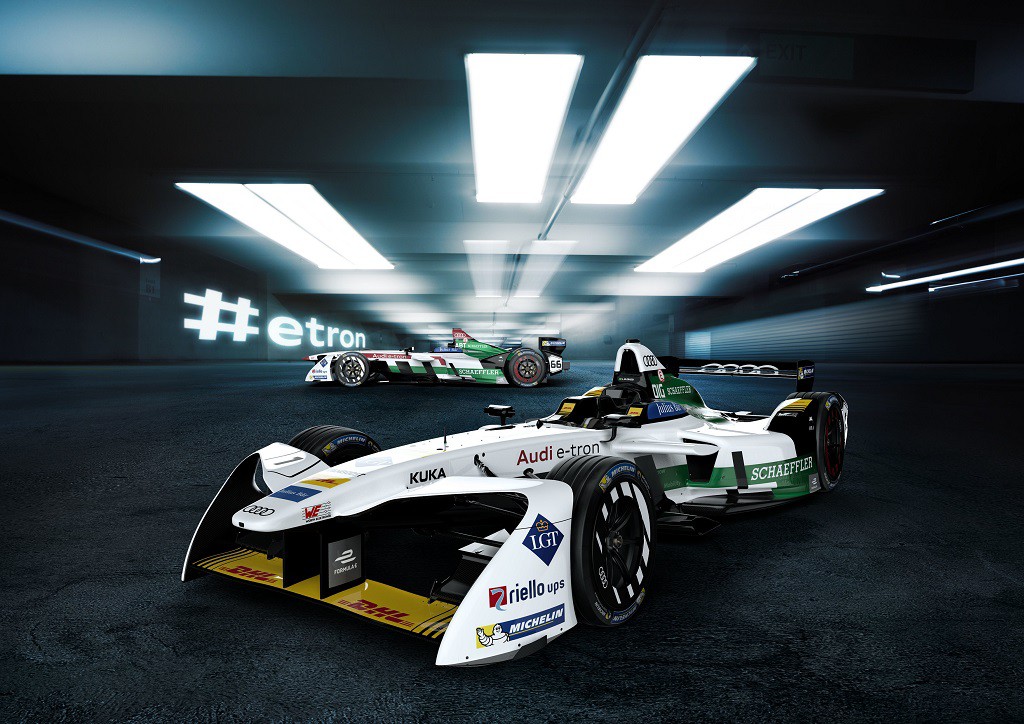 Audi Formula E icin tek koltuklu e tron FE04 u tan tt