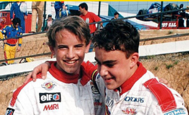 Pilotos Formula 1 etapa karting
