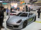 Porsche muestra un Cayman 100% eléctrico en el EV Symposium de Stuttgart