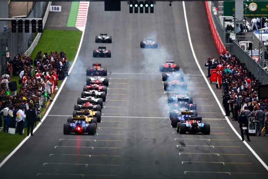 Formula 1 driver grid and numbers for 2018