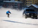 El Maserati Levante participa en un Récord Guiness de snowboard