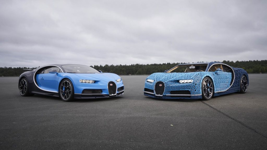 El Bugatti Chiron De Lego Es A Escala Y Se Mueve