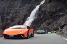 Lamborghini propone la mejor manera de descubrir Noruega a los lomos de varios Huracán y Aventador
