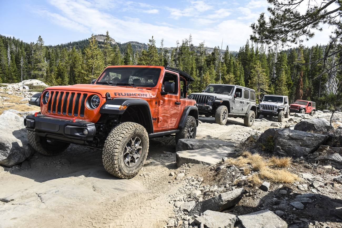 El nuevo Jeep Wrangler Rubicon se pone a prueba en Rubicon Trail