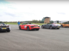 Batalla de superdeportivos descapotables: Audi R8 Spyder, Mercedes AMG GT C Roadster, BMW i8 Roadster y McLaren 570S Spider sobre el asfalto