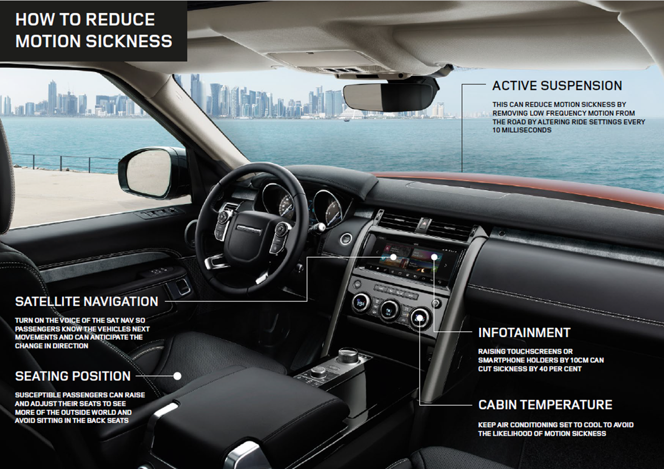Estudio Motion Sickness Jaguar Land Rover