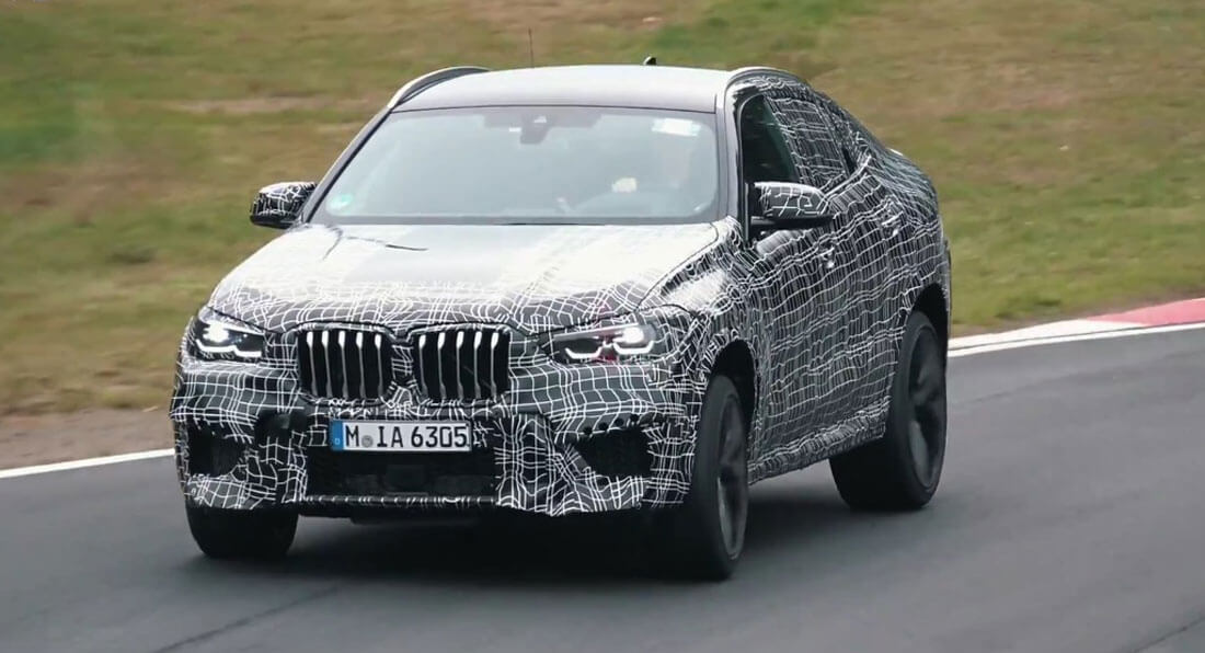 Nuevo BMW X6 M para 2020 rodando en Nürburgring