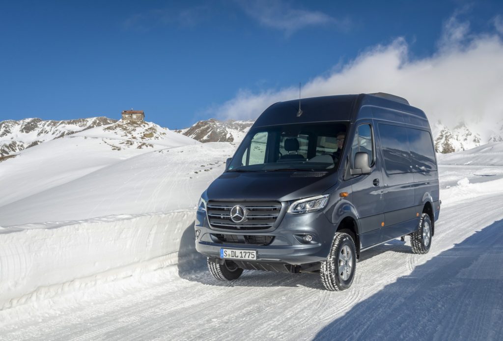 Mercedes Sprinter 4x4, derde generatie met vierwielaandrijving