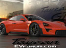 ¿Un Porsche Taycan GT3 RS? Algunos ya lo imaginan antes de conocer el modelo