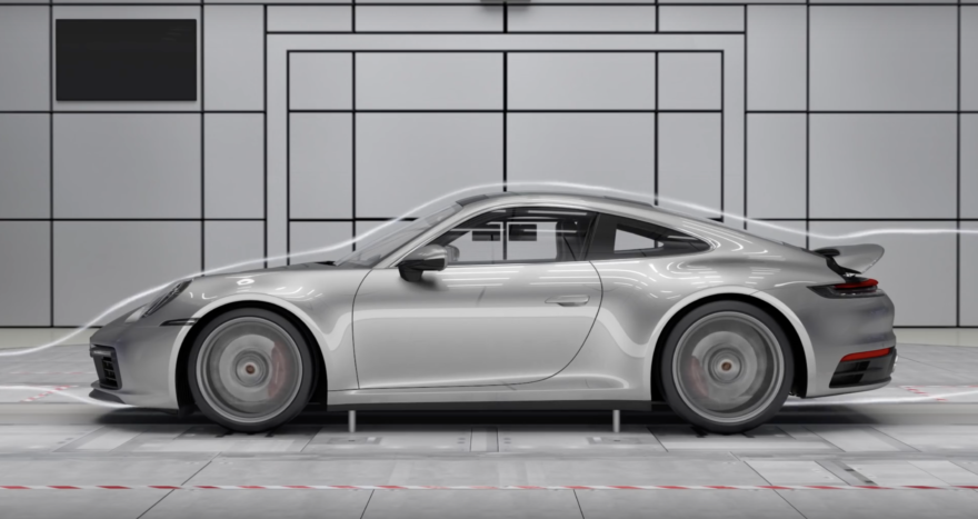 Porsche 911 Aerodinamica Adaptativa Video 01