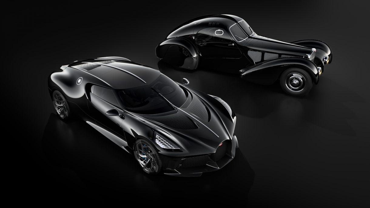 Bugatti La Voiture Noire, héritière de la Bugatti Type 57 SC Atlantic